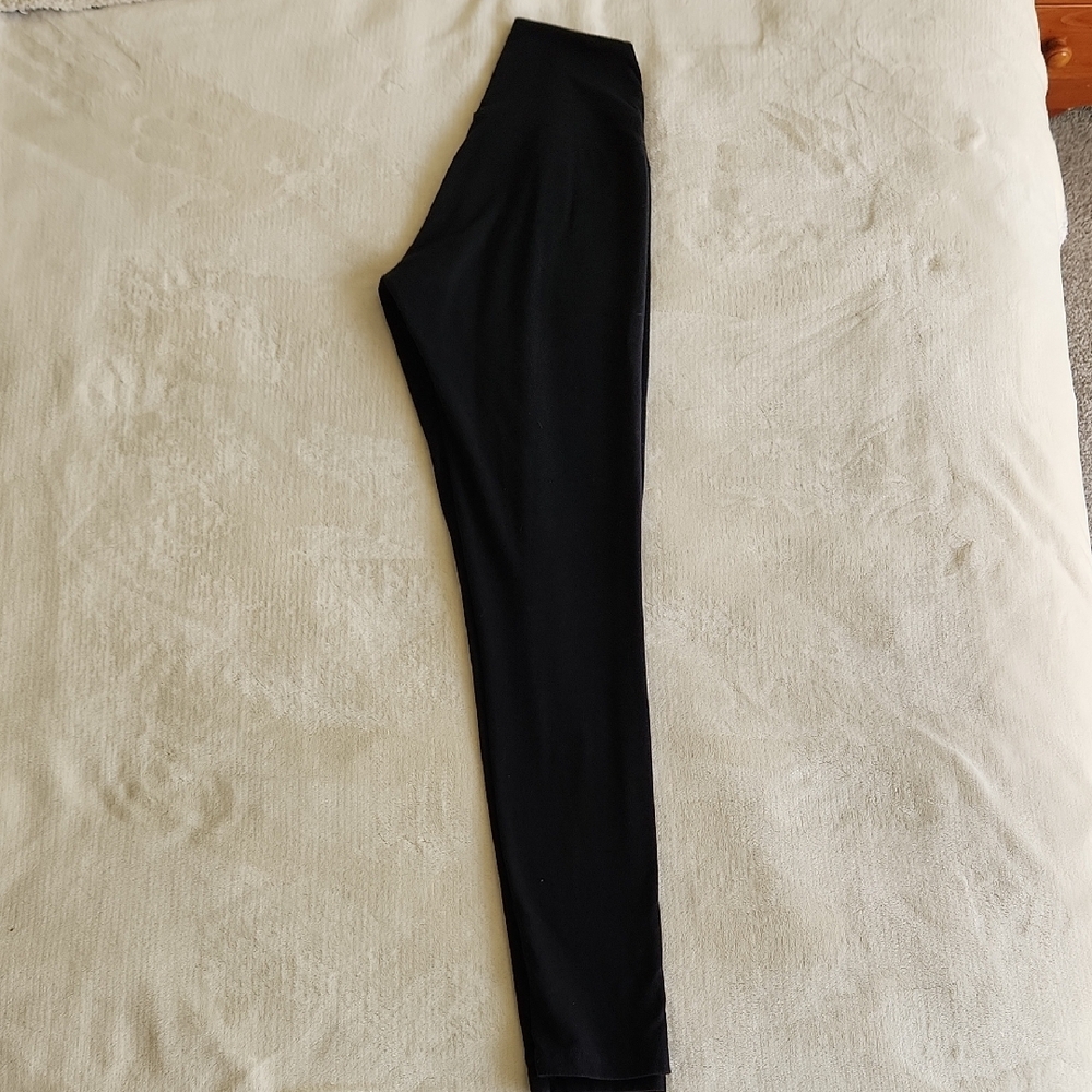 Aerie Black High-Rise Long Inseam Leggings M - Picture 4 of 10